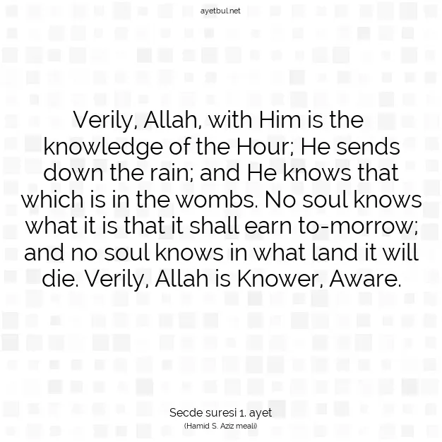Ayetbul | Kuran Mealleri | Quran | Secde suresi 1. ayet