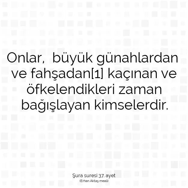 Ayetbul | Kuran Mealleri | Quran | Şura suresi 37. ayet