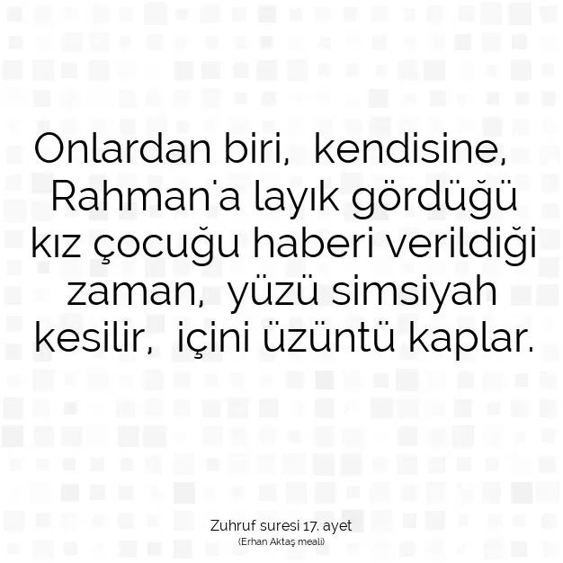 Ayetbul | Kuran Mealleri | Quran | Zuhruf suresi 17. ayet